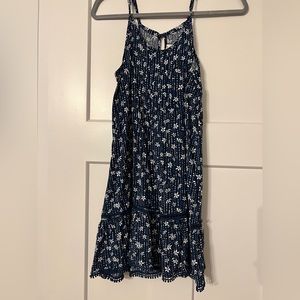 Mini navy blue dress